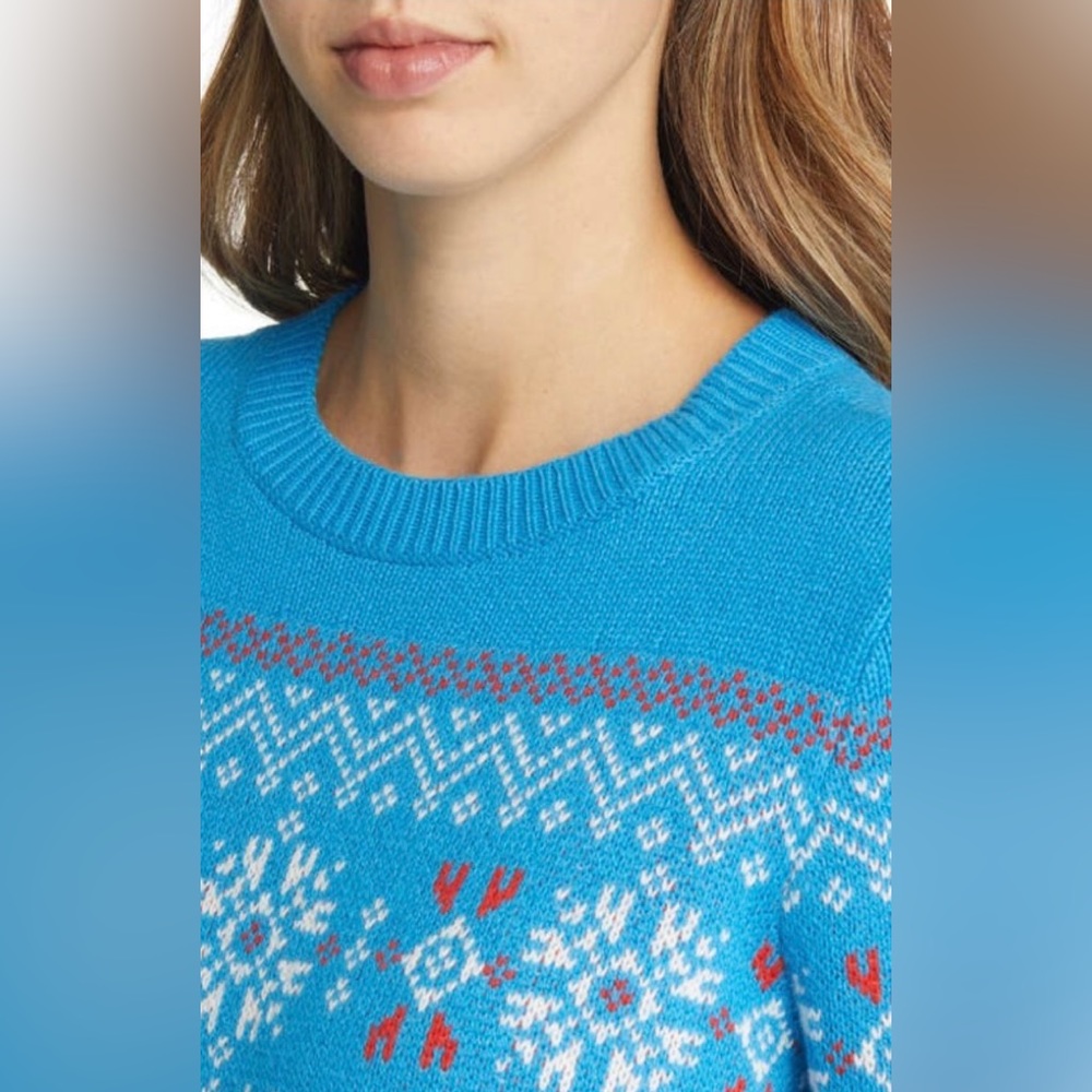 Nordstrom’s fairisle crewneck sweater